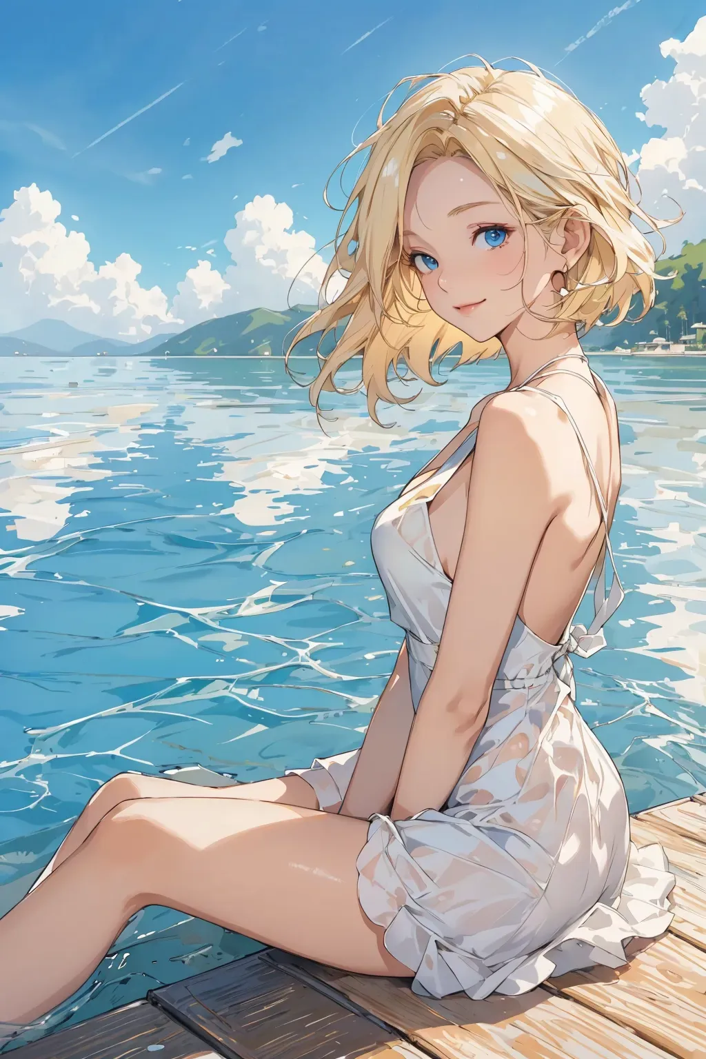 Anime feet art in fantasy style - magical elements and ethereal atmosphere with detailed foot features